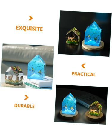 NUOBESTY 6 Pcs House Silicone Mold Silicone Molds Creative House Molds Craft Making Molds Child Unique Whitex3pcs 11.2X8.2X4.6CMx3pcs - Buy Online on GoSupps.com