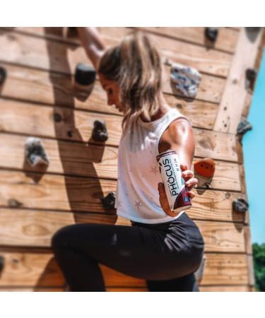 Phocus Caffeinated Sparkling Water Variety Pack - Clean Energy Drink with Caffeine and L-Theanine - 0 Sugar, Calories, or Carbs - Non GMO, Whole 30, Keto, Vegan, Kosher - 11.5 Fl Oz (12 Pack) - Buy Online on GoSupps.com