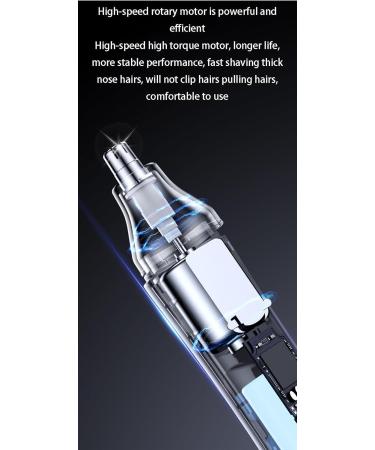 Men's Wet & Dry Ear & Nose Hair Trimmer - Portable Nose Hair Trimmer for Perfect Grooming - Buy Online on GoSupps.com