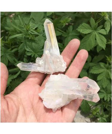 Crystal 40-50g Natural Crystal Quartz Cluster Colourful Specimen Electroplating Coated Reiki Stone Home Decoration Craft ERTEYIN - Buy Online on GoSupps.com