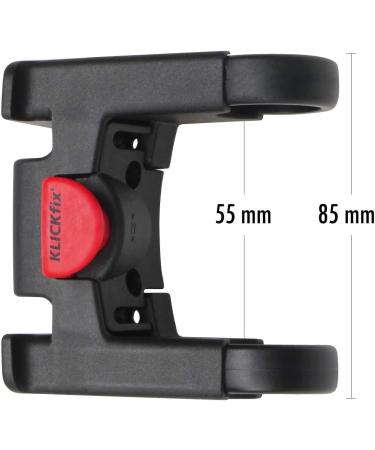 KLICKfix Handlebar Adapt Pack - Universal Fit for 22-26mm & 31.8mm Handlebars | Black - Buy Online on GoSupps.com