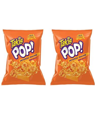 2x56g TAKIS POP Intense Nacho PACK POPCORN Bundle + Heartforcards shipping protection
