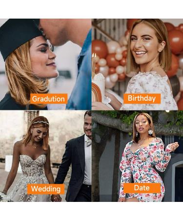 Ombre Bob Lace Front Wig Human Hair 4/27 | Pre Plucked & HD Frontal | 10 150% Density | For Black Women - Buy Online on GoSupps.com