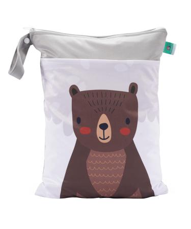 Seaur Wetbag Baby Kinder Waterproof Naspocket For On the go Kita kindergarten diaper bag zip washable reusable beach pool gym wet bag - 1 piece 30 * 40cm a02 1 piece 30 * 40cm