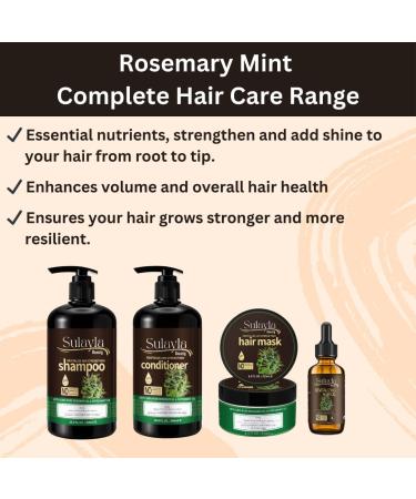 Sulayla Beauty Revitalizing Hair Oil -100% Pure and Natural for Silkier stronger Hair - Contains Rosemary and Peppermint Oil - 30ml. - Buy Online on GoSupps.com