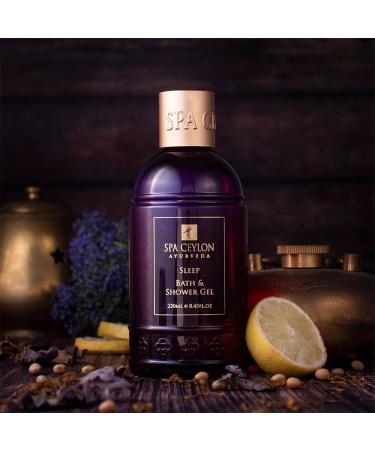 Buy SPA CEYLON SLEEP Bath & Shower Gel | 100% Vegetarian Mild Cleansing | Calming & Relaxing for All Skin Types - Nourish Your Skin - Buy Online on GoSupps.com