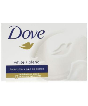 Dove Beauty Bar More Moisturizing than Bar Soap White Effectively Washes Away Bacteria Nourishes Your Skin 3.75 oz 8 Bars