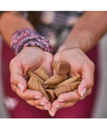 Bite-Size Crispy Mini Waffle Cones with Premium Belgian Dark Chocolate - Perfect for Snacks and Desserts - Grab & Go Dark Chocolate 4.23oz - Buy Online on GoSupps.com