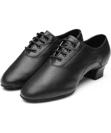 Little Boy Black Dance Shoes - Modern Ballroom Latin Shoes for Boys Size 1.5 Big Kid - Buy Online on GoSupps.com
