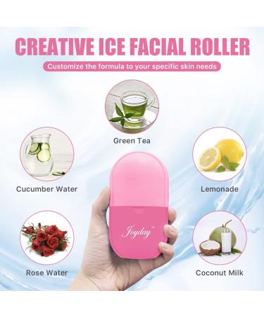 Buy Ice Face Roller - Reusable Beauty Massager for Skin Care Reduces Pores & Fine Lines - Pink - Buy Online on GoSupps.com