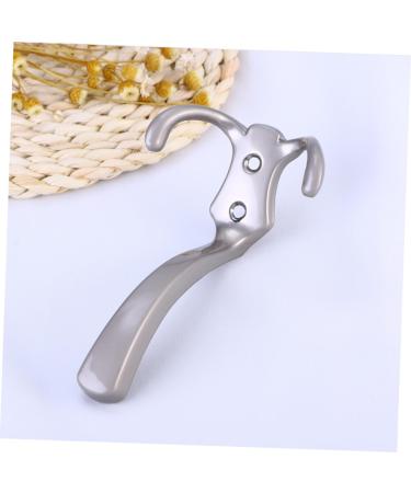 LABRIMP Coat Hooks Hat Vintage Kitchen Dual Silver Wall Hooks Clothes Coat Door Towel Bathroom Hanger Wall Mounted Coat medium As Shown - Buy Online on GoSupps.com