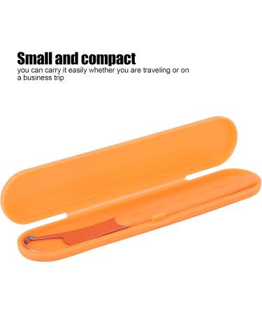 Buy 2 x Stainless Steel Tongue Scrapers for Adults & Children | Effective Oral Care & Bad Breath Control - Buy Online on GoSupps.com