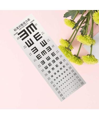Healifty Eye Card Waterproof Vision Examination Chart - Accurate Eye Testing for All Ages | International Shipping Available - Buy Online on GoSupps.com