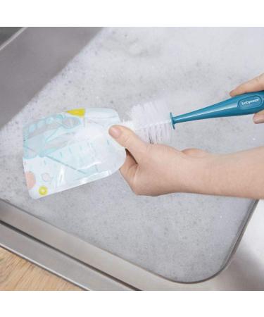 Babymoov 2-in-1 Baby Bottle Brush - Efficient Cleaning Solution for New Parents - Buy Online on GoSupps.com