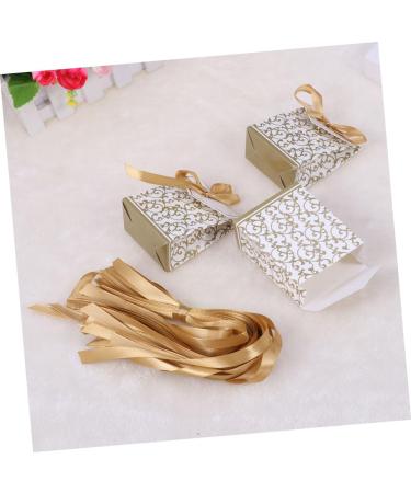 ULTECHNOVO 100 Pcs Golden Chocolate Favor Boxes Chocolate Gift Boxes Gold Paper Wedding Decorative Gift Boxes Decorate Hard Paper Boxes Party Favor Boxes Carton Cake Candy Box European Style - Buy Online on GoSupps.com