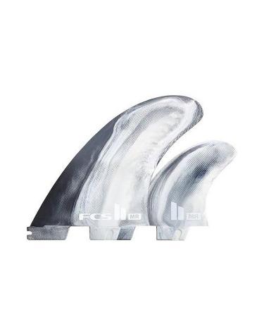 FCS II MR Performance Core Twin/Tri Fin Set Black-WhiteSwirl