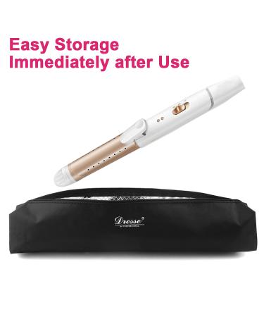 Dresse 2 Pack Women's Travel Hair Styling Set with Aluminum Foil Insulation - Hair Straightener, Curling Iron, Hair Brush - Buy Online on GoSupps.com