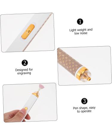 Mikinona 1 Set Electric Grinder Drill for Nails Nail Tools for Manicure Electric Nail Drill Nail File Electric Nail Drill Kit Electric Nail File Manicure Tools Nail Grinder Nail Shaper 15x2cm White - Buy Online on GoSupps.com