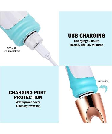 YUMEIZH Electric Body Brush for Showering - Rechargeable Back Scrubber & Massage (Pink) - Buy Online on GoSupps.com