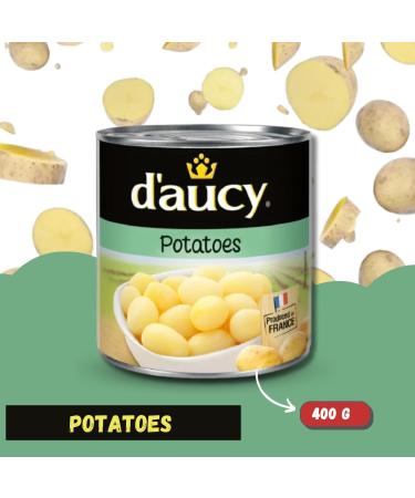 D'Aucy Peas Tinned Pick N Mix - Choose From 4 Flavours | Garden-Peas Mixed Vegetables Petits Petits-Pois & Baby Carrots Potatoes - Pack of 4 X 400g - Buy Online on GoSupps.com
