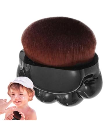 Kids Sunscreen Brush Cute Sunblock Buddy Brush Sun Screen Applicator | Suntan Lotion Applier Sunblock Brush Set Sun Cream Brush Sunscreen Applicator Brush Black