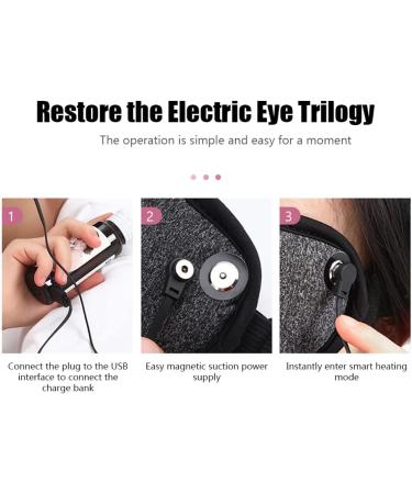 Mobestech Heated Eye Mask - 3 Sets Silk Eye Compress Pads & Blindfolds for Relaxation Travel - International Shipping Available - Buy Online on GoSupps.com