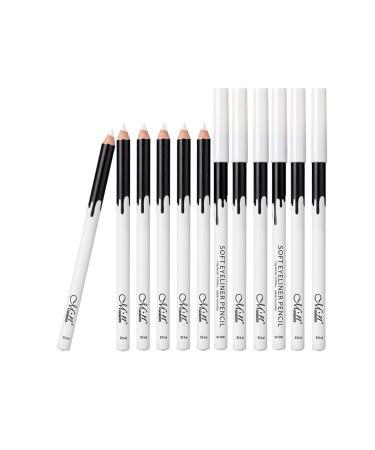 Tenlacum Bulk 12pcs Professional Long Lasting Eyeshadow Eyeliner Pencil Highlighting Stick Cosmetic Kit