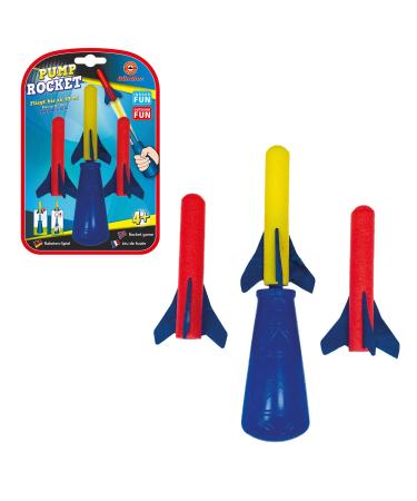Paul G nther 1557-rocket game Mini Hand Pump Rocket including 3 foam rockets rockets fly up to 10 meters for children from 4 years - Buy Online on GoSupps.com