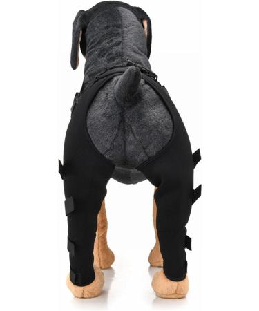 Pet Dog Hind Leg Brace Support Belt Pet Dog Double Hind Leg Brace Support Belt for Heals Prevents Injuries Sprains Protects Wounds. B Small - Buy Online on GoSupps.com