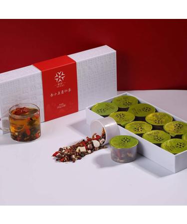 Chrysanthemum Cassia Seed Tea Wolfberry Fetal Chrysanthemum Honeysuckle Osmanthus Osmanthus Health Small Pot Tea - Buy Online on GoSupps.com