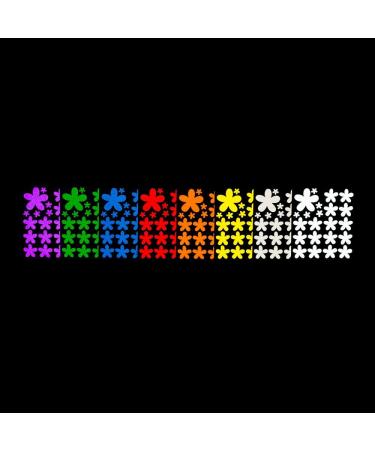 RydeSafe Reflective Decals - Flowers Kit White - Buy Online on GoSupps.com