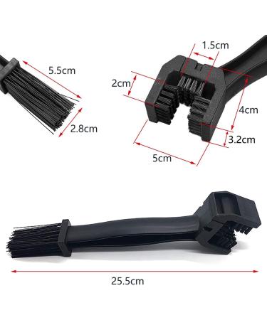 Lukyy Bike Chain Cleaner - Motorcycle & Bicycle Chain Washer Brusher in Black - Buy Online on GoSupps.com