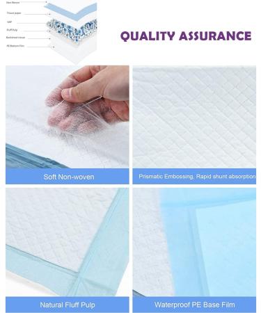 Incontinence Pad Disposal 60x90 cm | 10 Pack - Ideal for Bladder Weakness Newborns Pets & Seniors - Buy Online on GoSupps.com