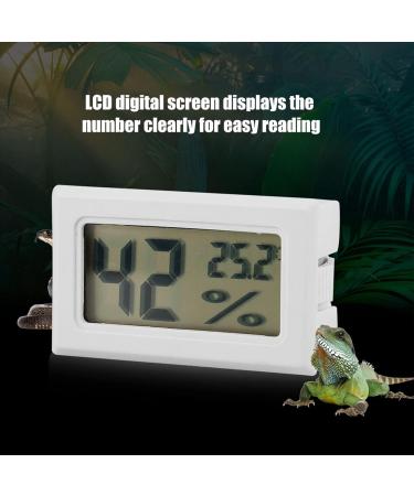 QCWWY Mini-Digital Thermometer Hygrometer with External Probe | Indoor & Outdoor Temperature & Humidity Meter for Reptiles & Terrariums - Accurate LCD Monitoring - Buy Online on GoSupps.com