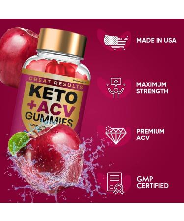 Keto ACV Gummies for Advanced Weight Management - Official Ketosis + ACV Gummy - Buy Online on GoSupps.com