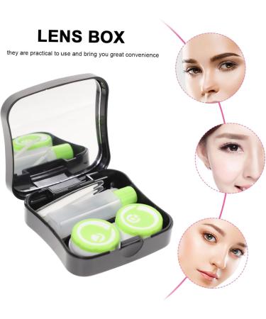 Eye-Catcher Applicator Holder & Contact Lens Case - Healeved 2pc Clear Stand for Eye Care - Buy Online on GoSupps.com