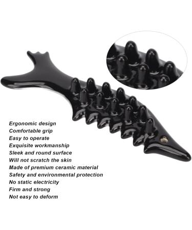 Gua Sha Massage Board - Multi-Purpose Ceramic for Muscle Soreness Relief & Cellulite Removal - Face & Body Use - Buy Online on GoSupps.com