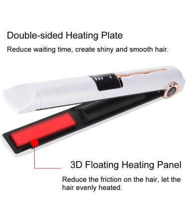 Professional USB Charging Mini Electric Hair Straightener & Curler - Cordless Hair Styling Tool for Effortless Waves & Sleek Hair - Buy Online on GoSupps.com