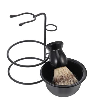 Fomiyes metal stand suits for men 1 set of shaving brush set shaving