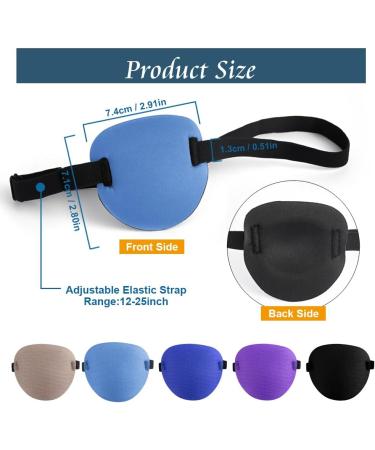 Shop Abnaok 5PCS Adjustable Eye Patches - Super Soft Amblyopia Eye Patches for Adults & Kids | International Shipping Available - Buy Online on GoSupps.com