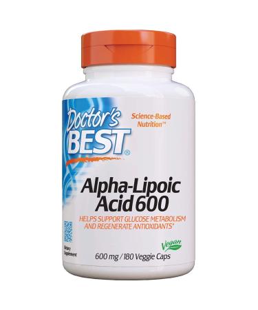 Doctor's Best Alpha Lipoic Acid 600 mg - 180 Capsules