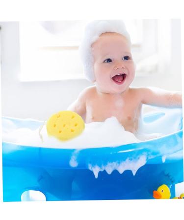 16 Pcs Exfoliating Bath Sponge Set - Round Shower Sponges for Men | Body Scrubber & Loofah Accessories for Ultimate Cleansing - Buy Online on GoSupps.com