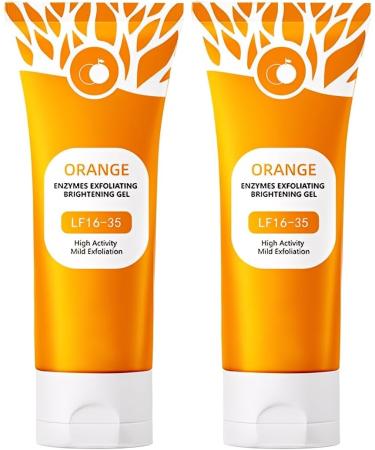 Gel exfoliante de naranja natural Orange Exfoliant Gel Gel Exfoliant Orange gel blanqueador naranja brillante nutre e hidrata reduce las arrugas y elimina las manchas oscuras (2 unidades) - Buy Online on GoSupps.com