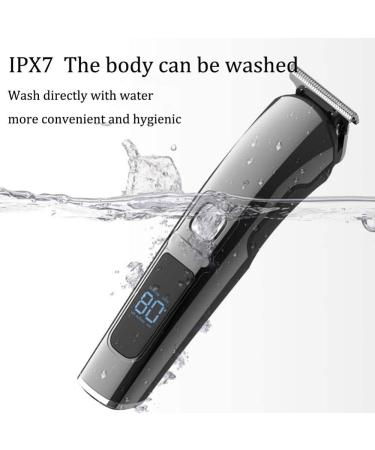 Hair Clippers for Men | 4-in-1 Beard & Grooming Trimmer | Cordless Rechargeable LED Display Wet & Dry Attachments - Buy Online on GoSupps.com
