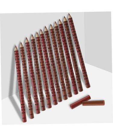  Didiseaon Didiseaon 12 Pieces Eyeliner Lip Pencil Lip Pencil Makeup Supplies Cosmetic Pencil Makeup Kit Lip Liner Pencil Durable Wood Positioner - Buy Online on GoSupps.com
