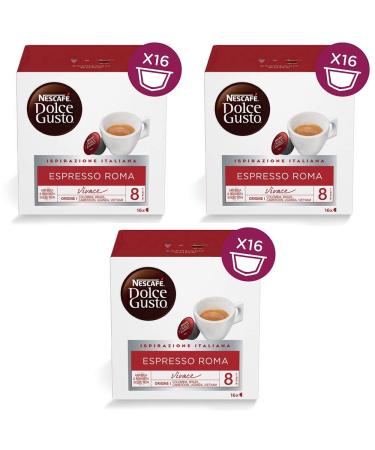 Nestl 3x Nescaf Dolce Gusto Caff Espresso Roma koffiecapsule koffie 16 capsules