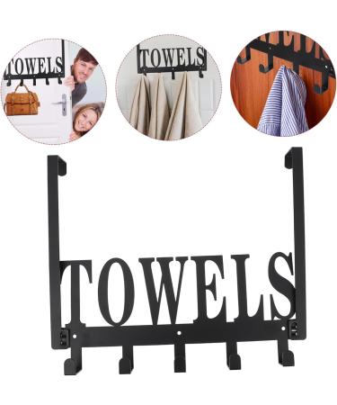 PRETYZOOM 1pc Door Hook Storage Shelf Over The Door Organizer Iron Storage Hook Door Back Wall Hanging - Buy Online on GoSupps.com