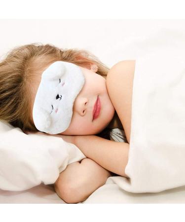 Cute Animal Sleep Mask 2-Pack for Girls - Cat and Dog Plush Blindfold Eye Cover for Women - Perfect for Travel, Nap, and Night Sleeping - Buy Online on GoSupps.com
