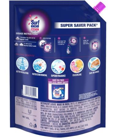Front Load Matic Liquid Detergent Pouch - 2L | Best International Shipping & Quality Clean - Buy Online on GoSupps.com