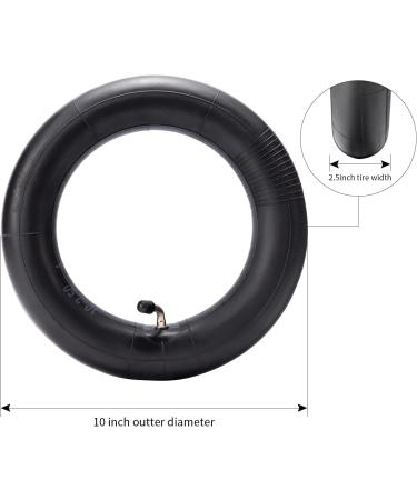 StaiBC 10x2.50 Butyl Inner Tube 2-Pack for 10 Inch Electric Scooter - Valve Angle CR202 Replacement - Buy Online on GoSupps.com
